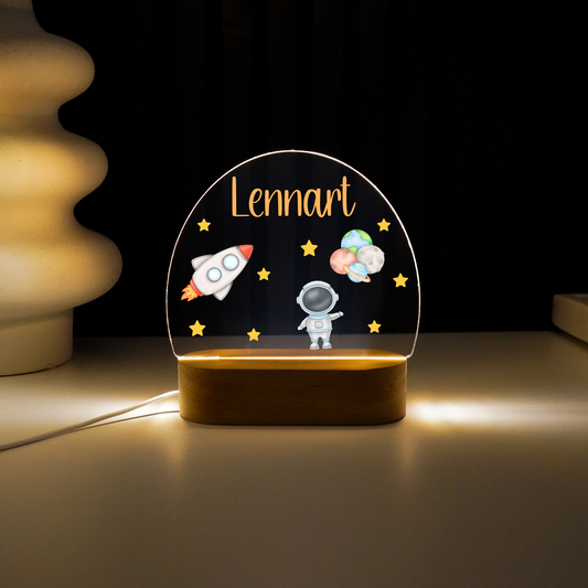 Personalisierte Nachtlampe LED - Astronaut