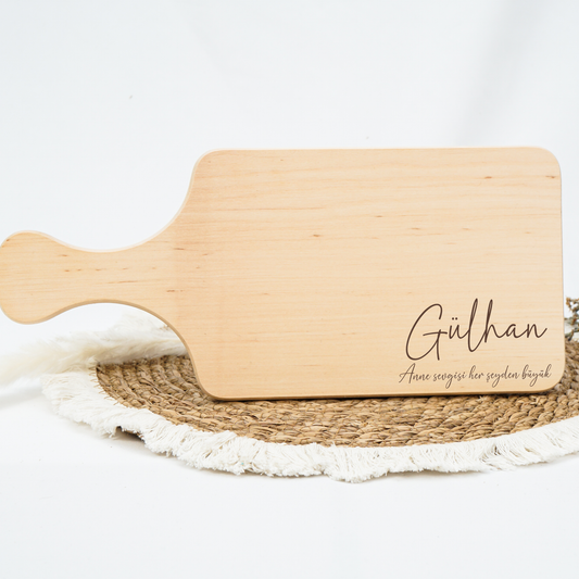 Personalisiertes Schneidebrett - Geschenk für Mama