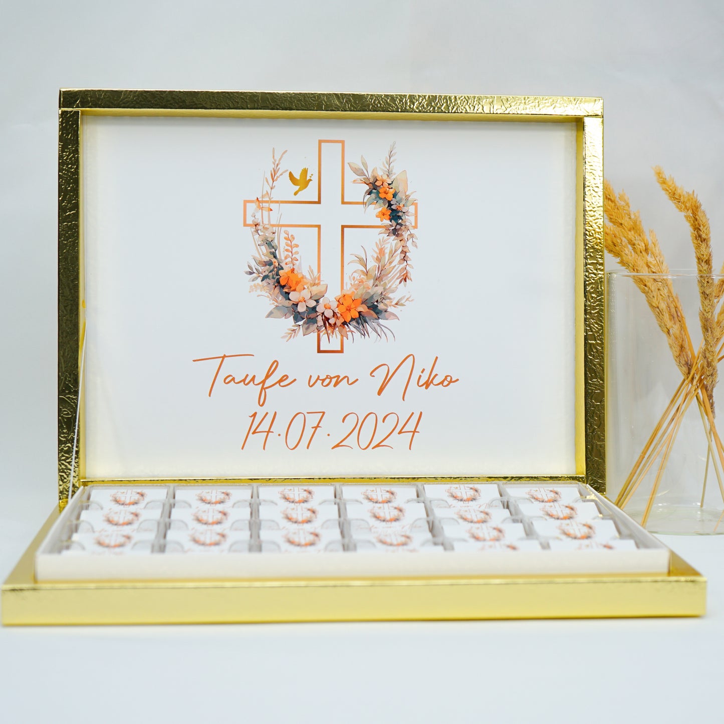Schokobox Personalisiert - Zur Taufe