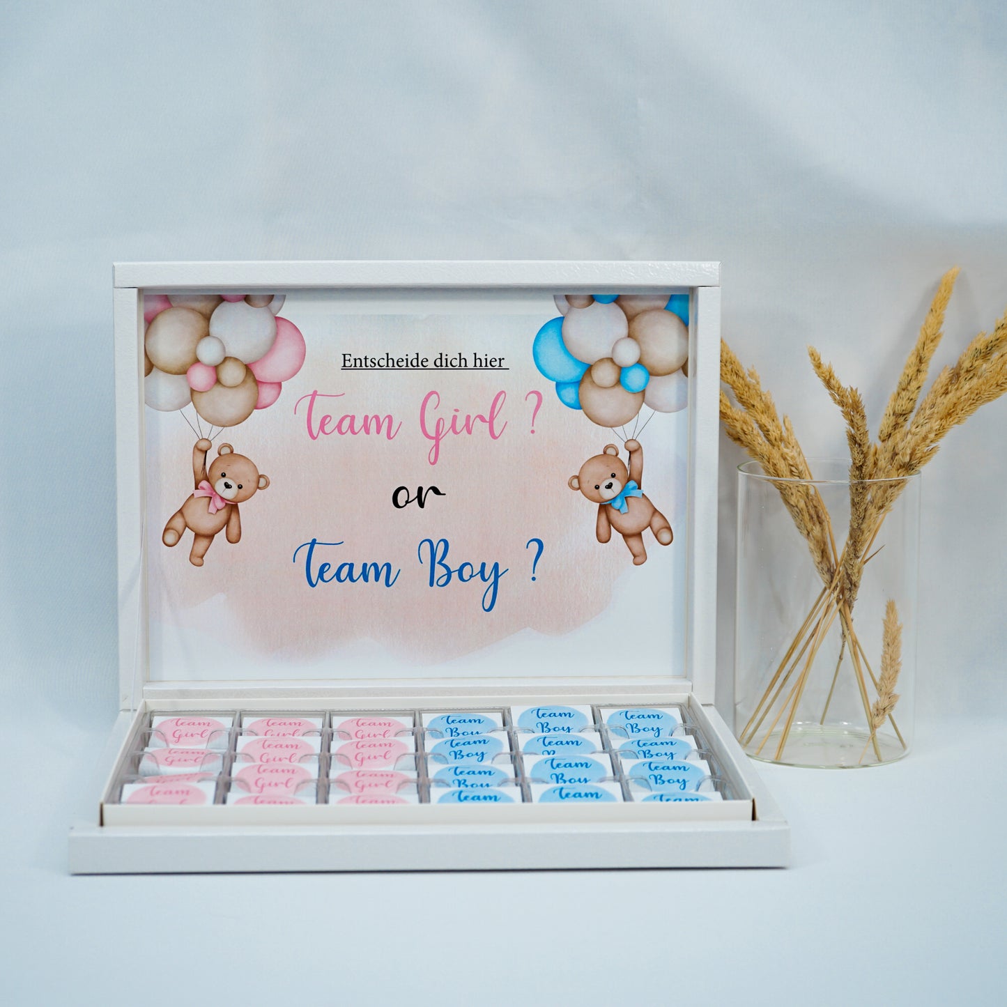 Schokobox Personalisiert - Team Girl or Team Boy