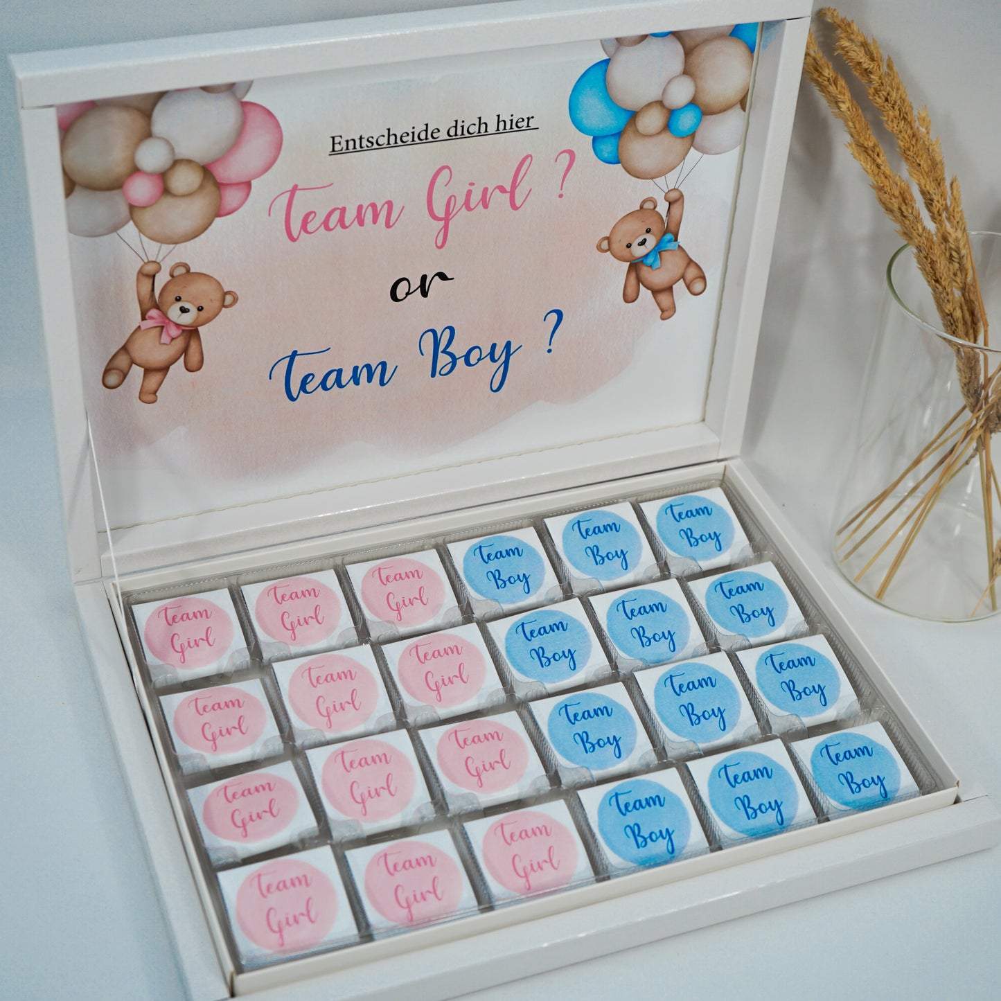Schokobox Personalisiert - Team Girl or Team Boy
