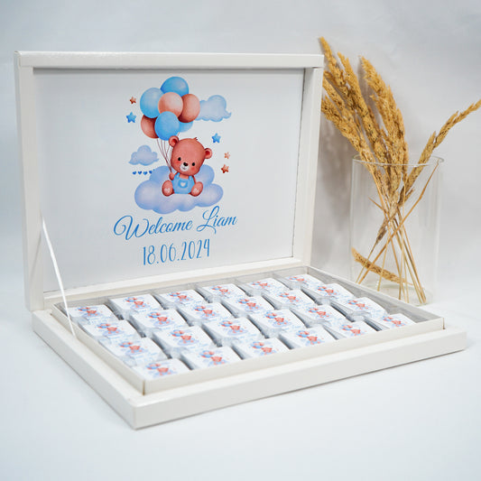 Schokobox Personalisiert - Teddybär Boy