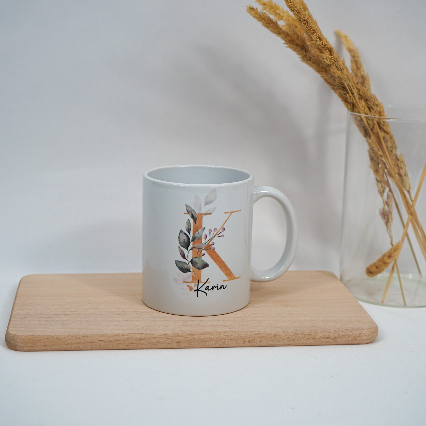 Tasse Personalisiert - Namen Tasse Eukalyptus