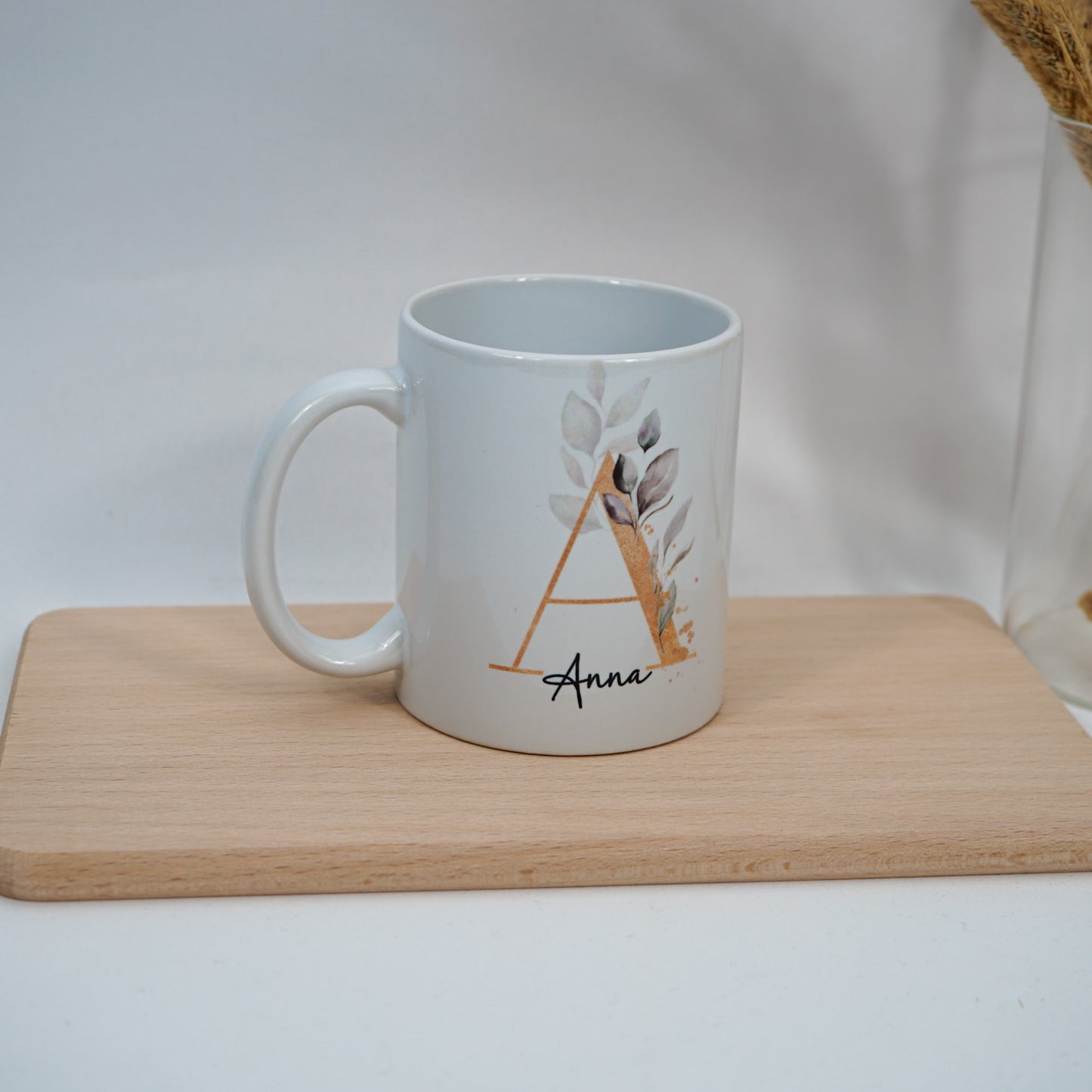 Tasse Personalisiert - Namen Tasse Eukalyptus