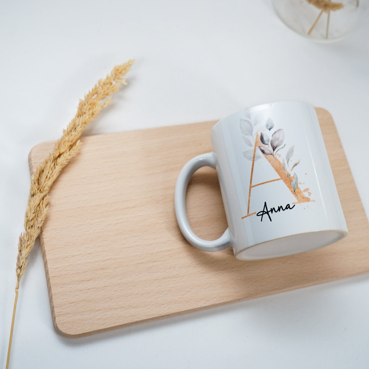 Tasse Personalisiert - Namen Tasse Eukalyptus