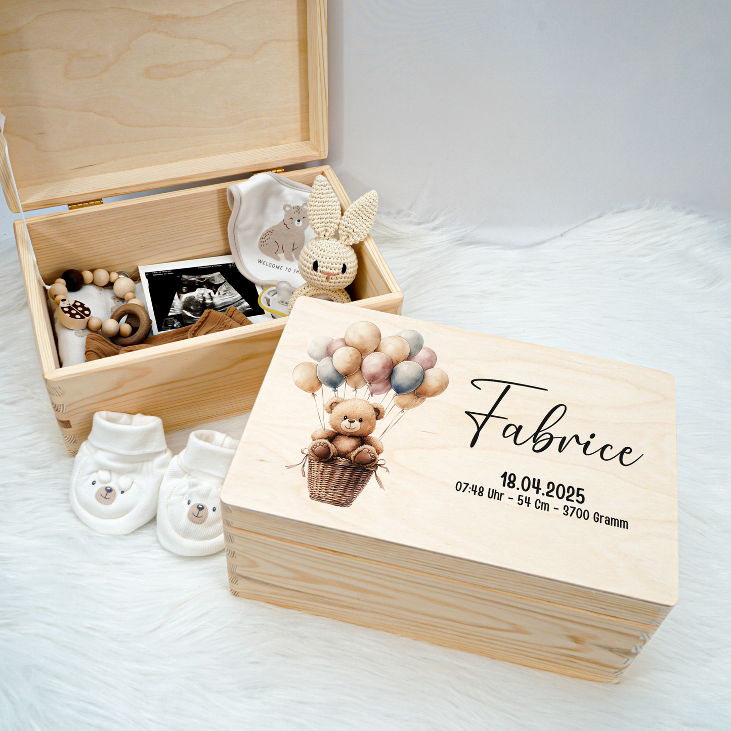 Personalized Memory Box - Baby Lion