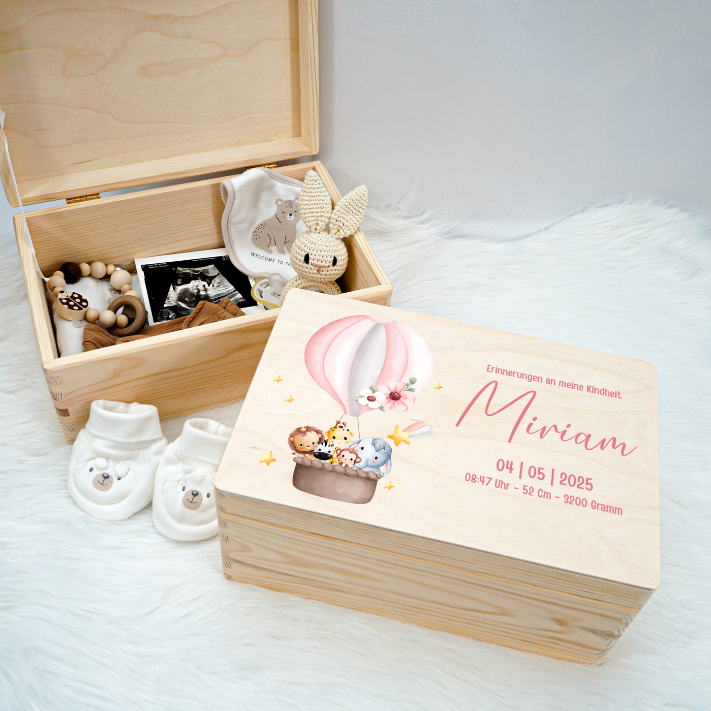 Personalized Memory Box - Baby Lion