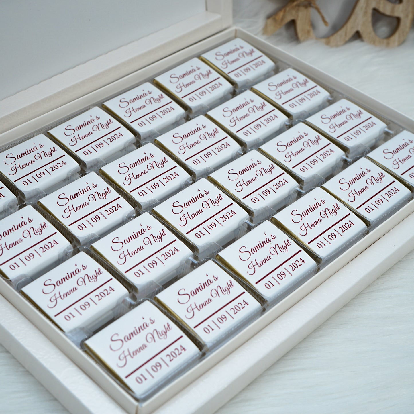Schokobox Personalisiert - Henna Night & Trockenblume