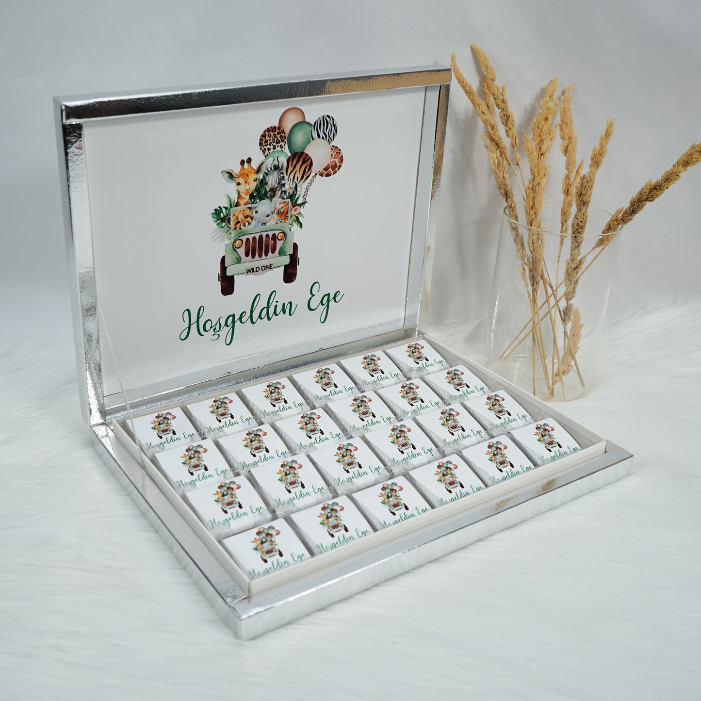Schokobox Personalisiert - Wild One Safari