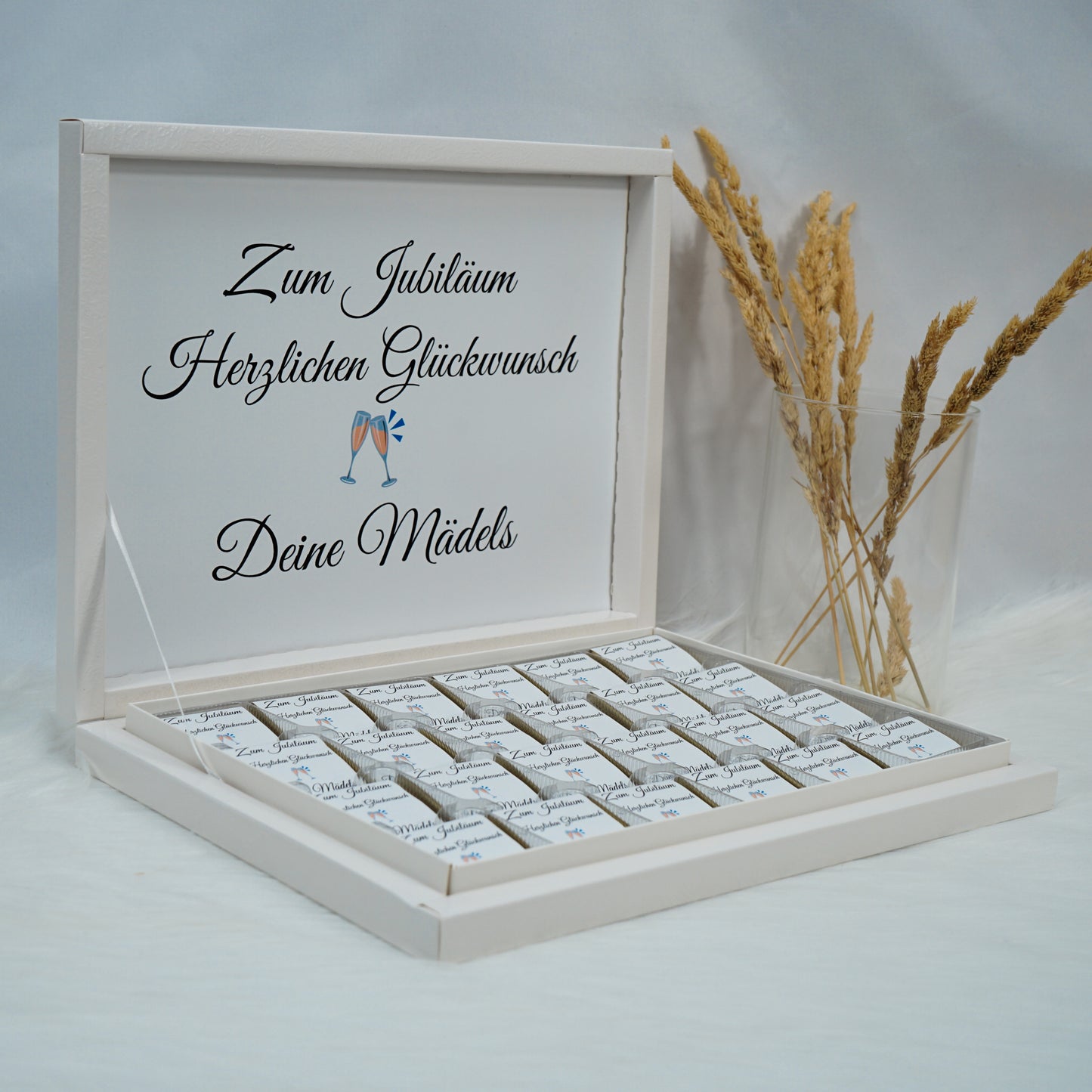 Personalized Chocolate Box - Thank You Motif