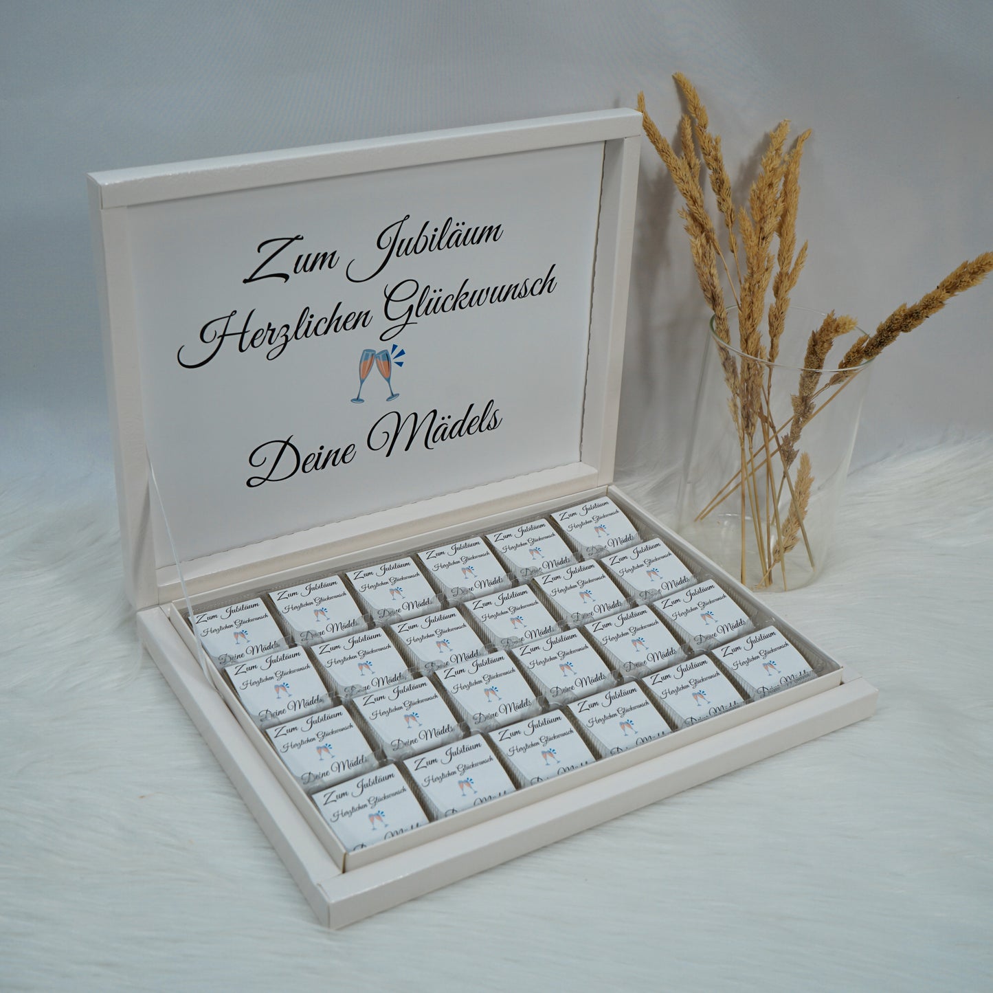 Personalized Chocolate Box - Thank You Motif