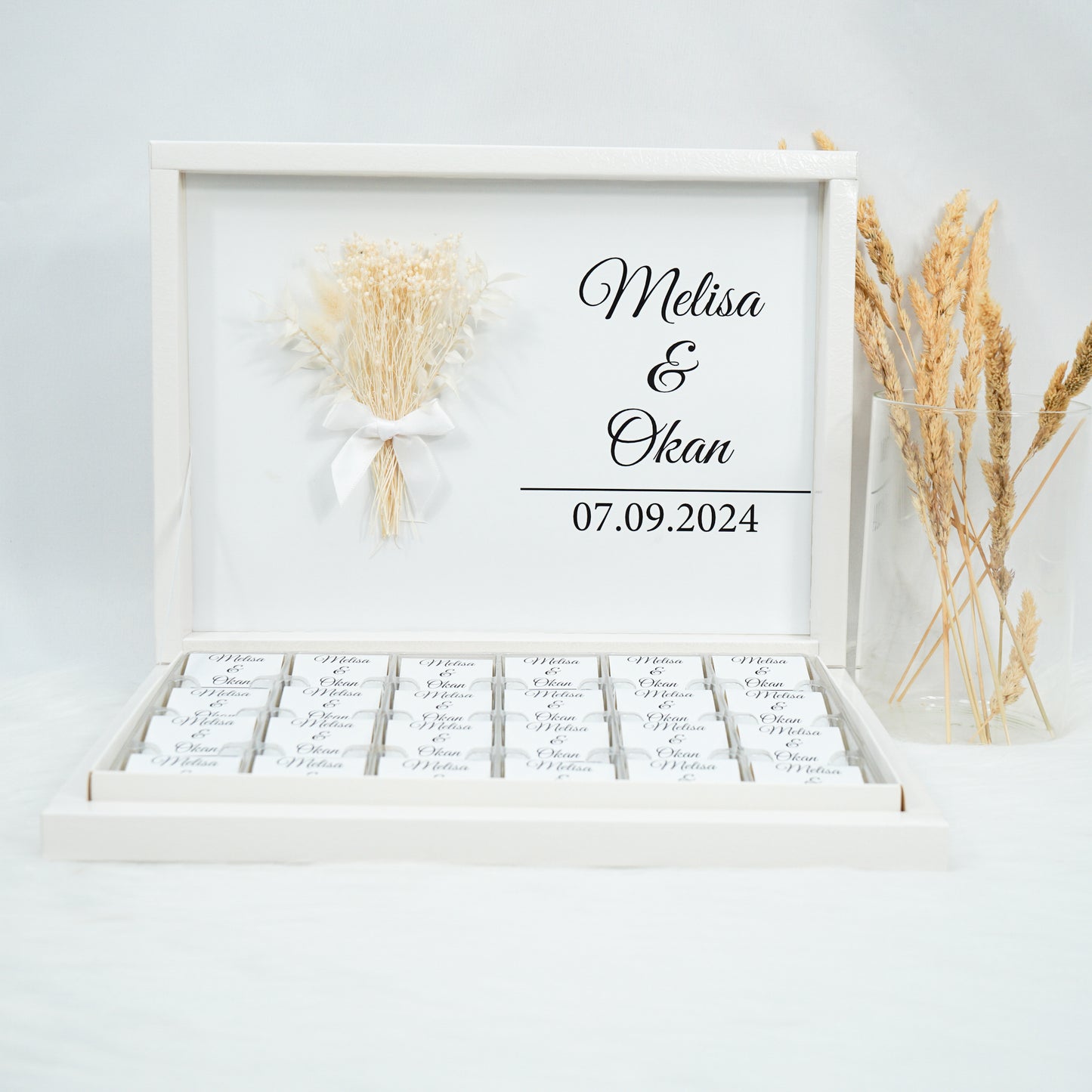 Schokobox Personalisiert - White Elegance Love