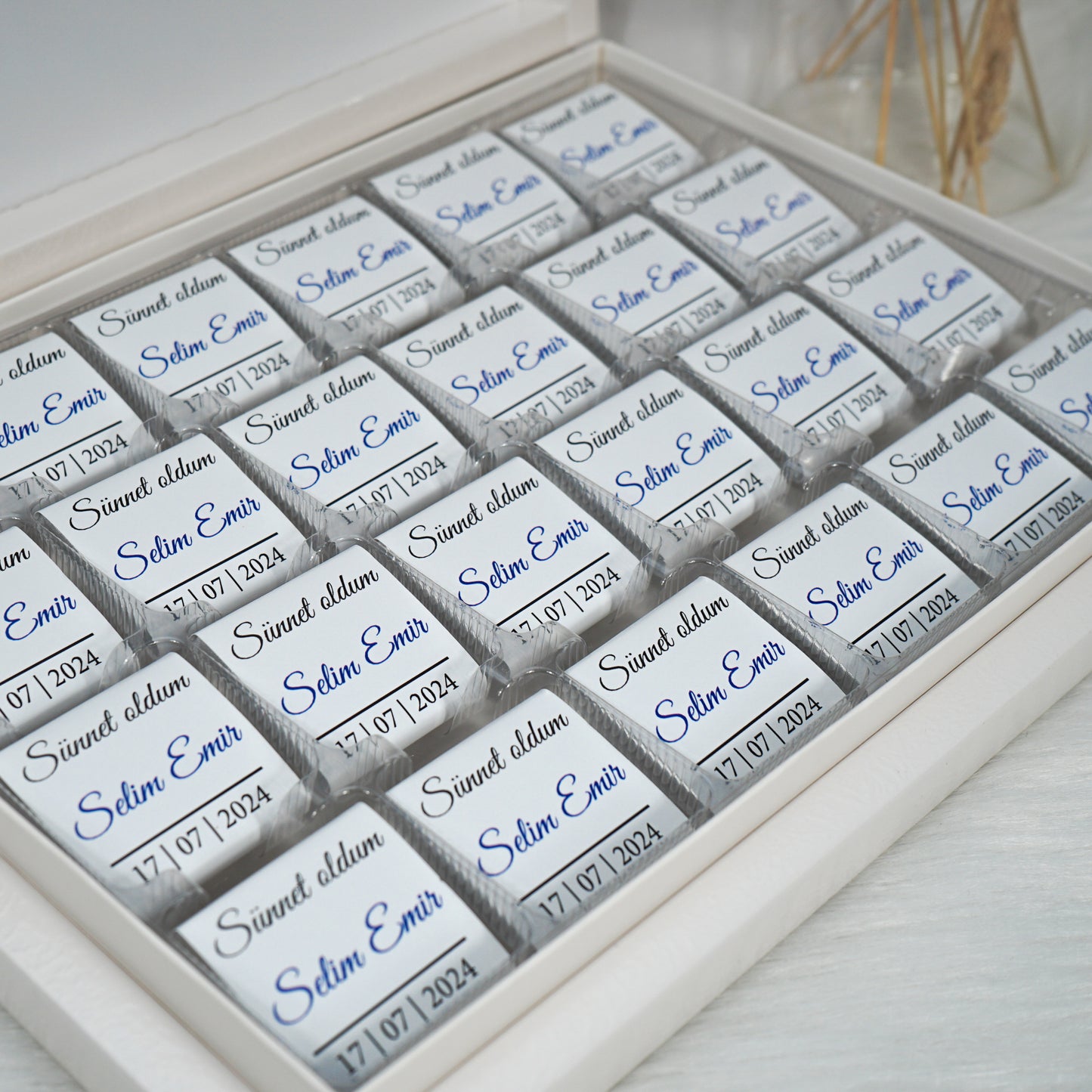 Schokobox Personalisiert - Sünnet Hatirasi & Trockenblume