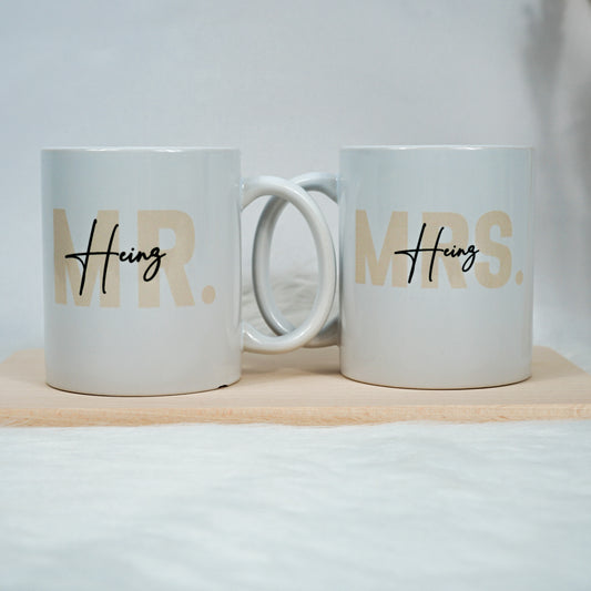 Tasse Personalisiert - MR. & MRS.