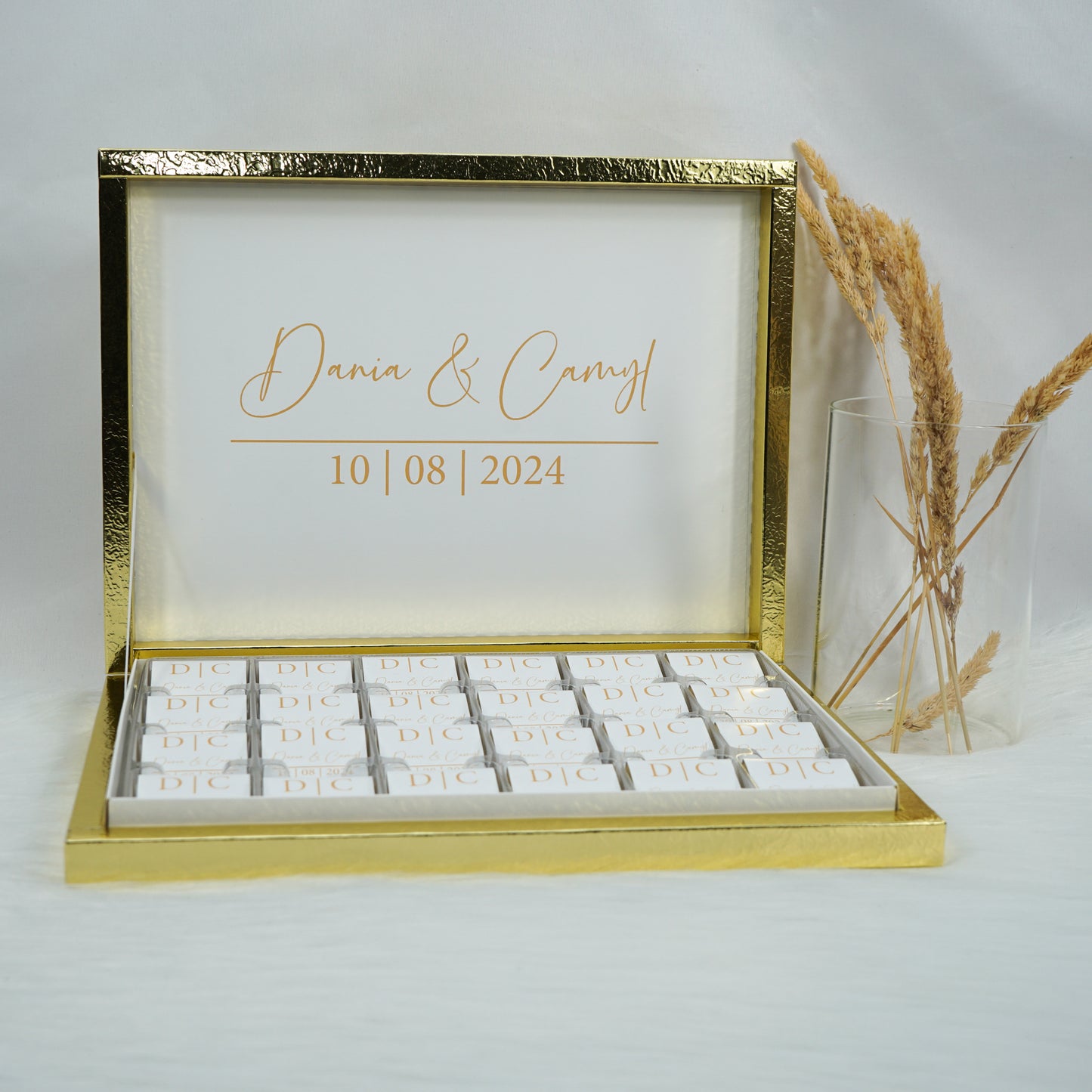 Schokobox Personalisiert - Elegance Love Gold