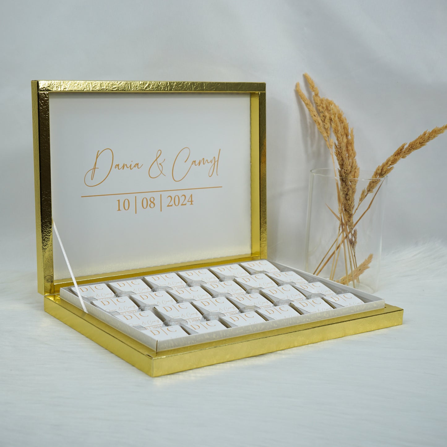 Schokobox Personalisiert - Elegance Love Gold
