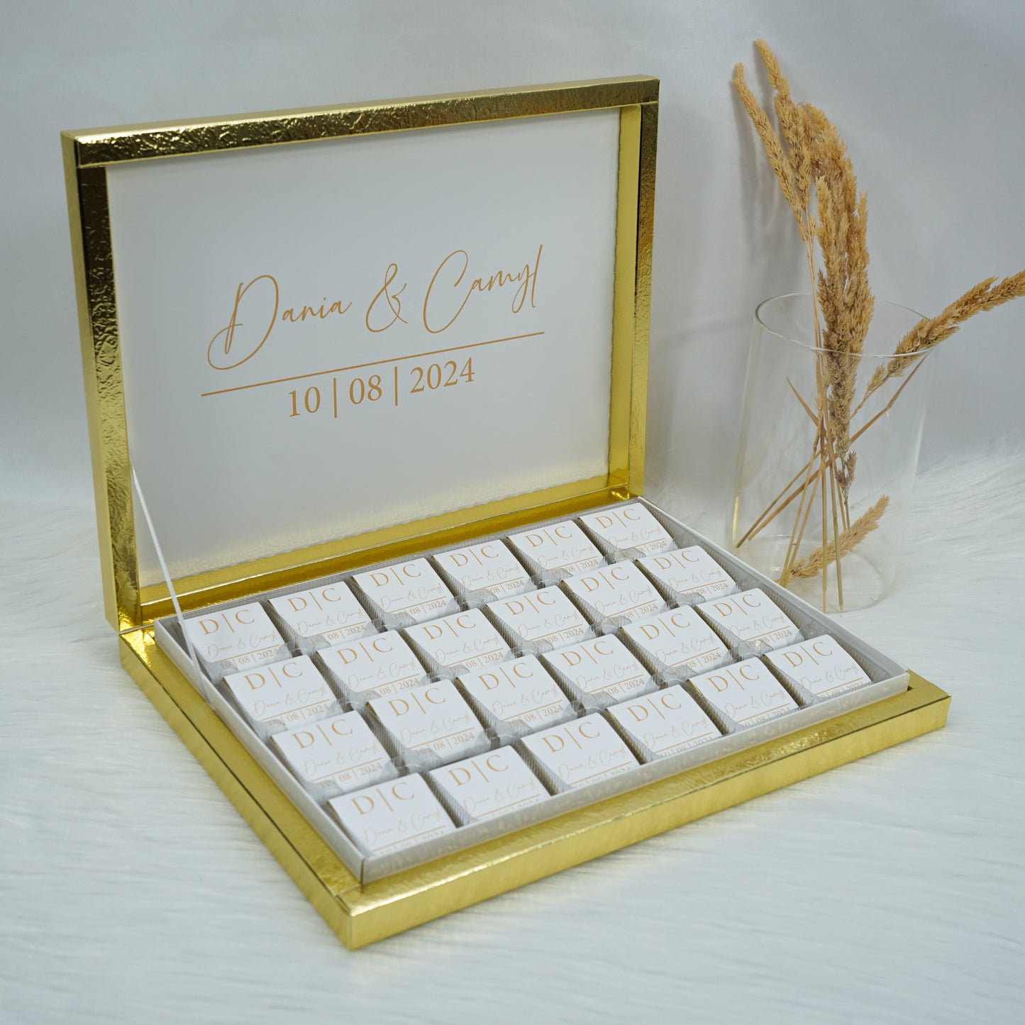 Schokobox Personalisiert - Elegance Love Gold