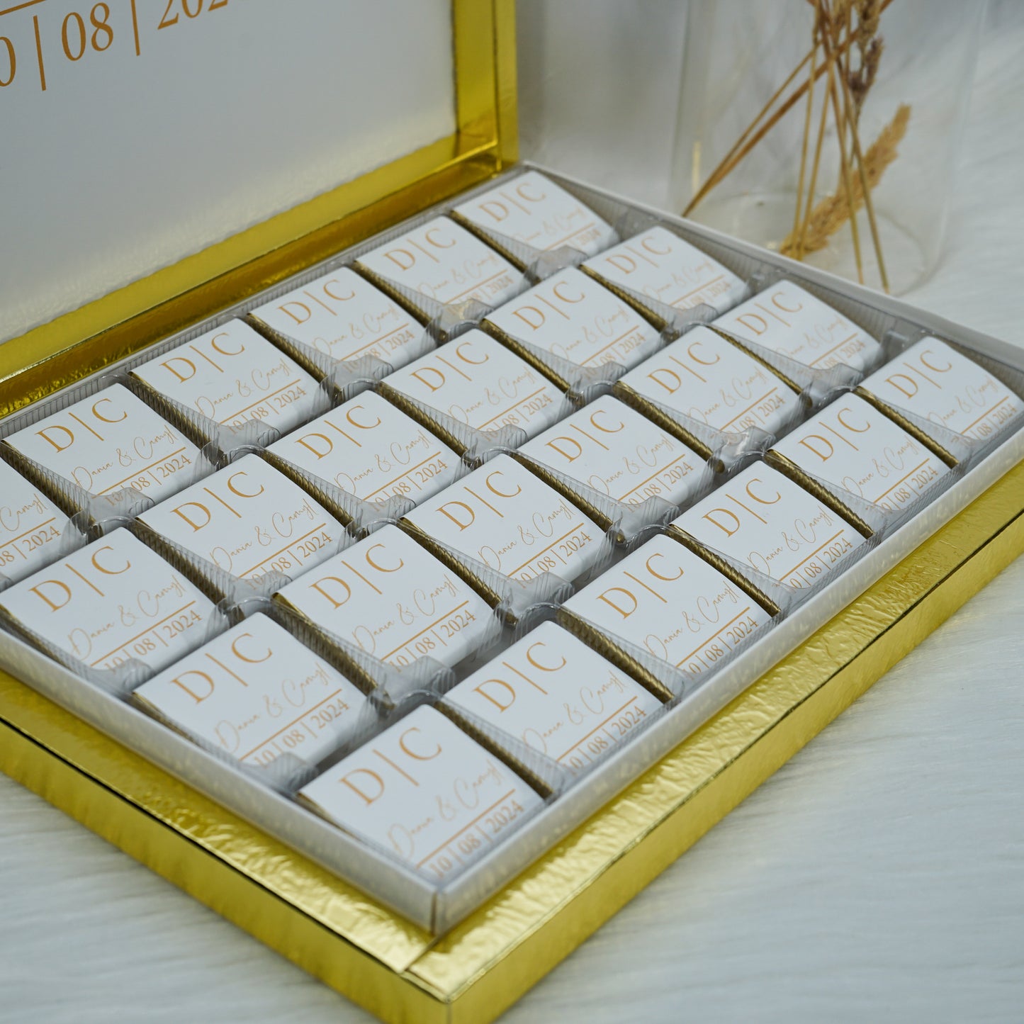 Schokobox Personalisiert - Elegance Love Gold