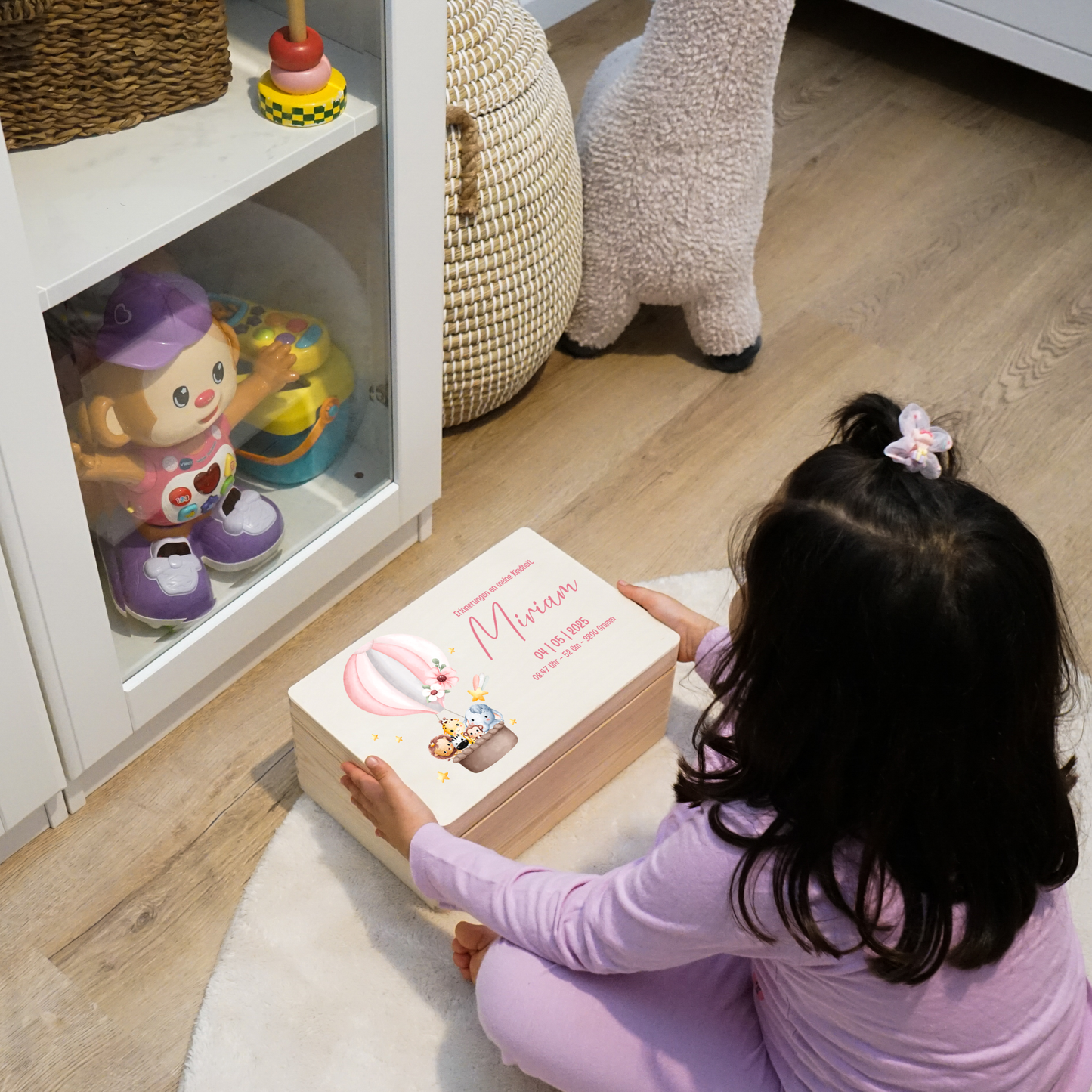 Personalized Memory Box - Baby Lion