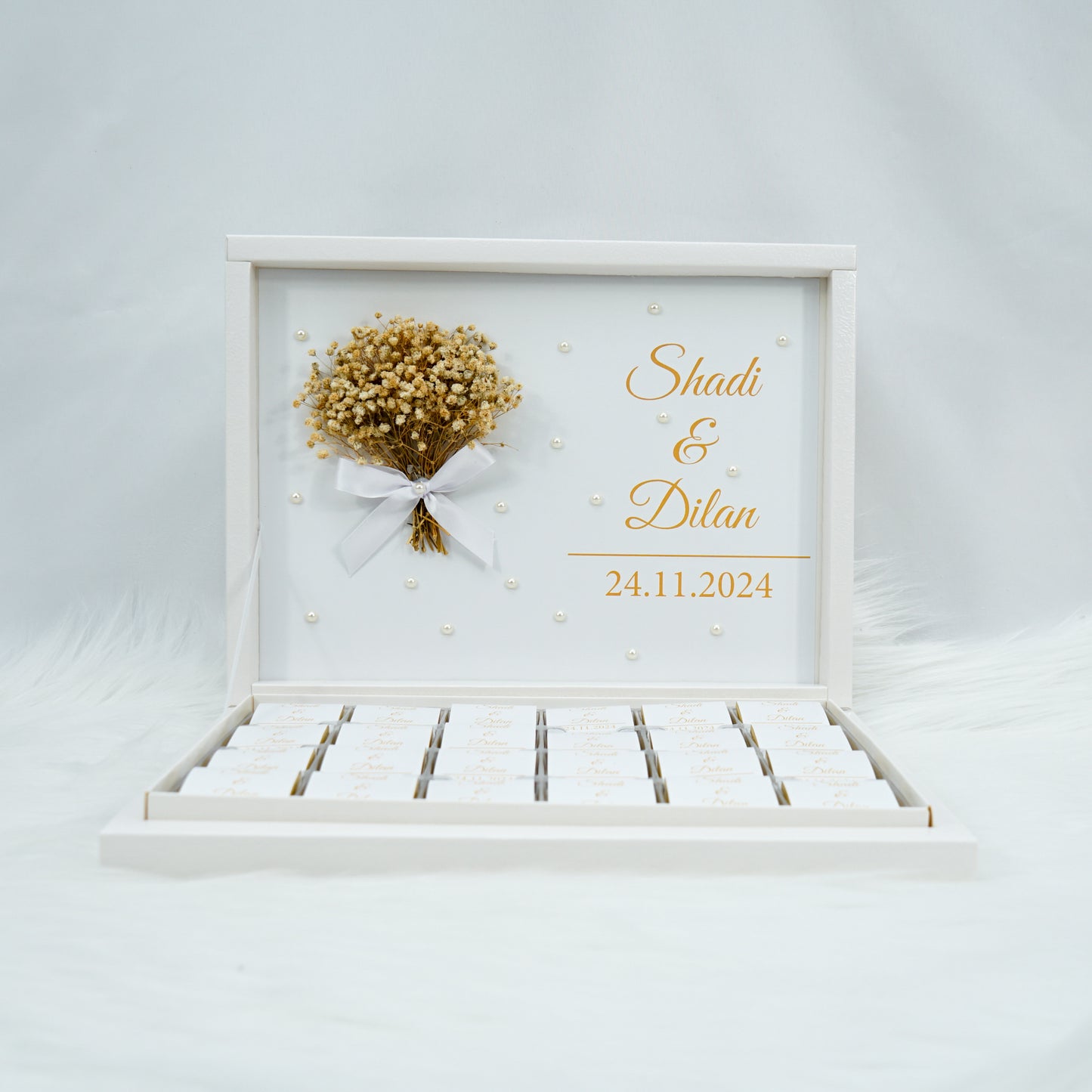 Schokobox Personalisiert - Golden Pearls