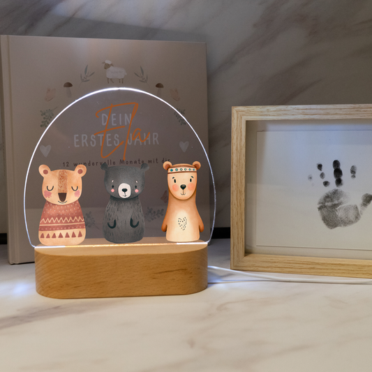 Personalisierte Nachtlampe LED - Bohemian Friends