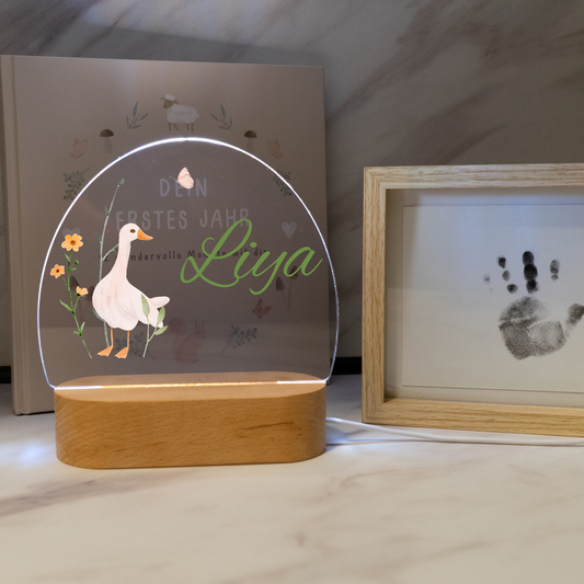 Personalisierte Nachtlampe LED - Gans