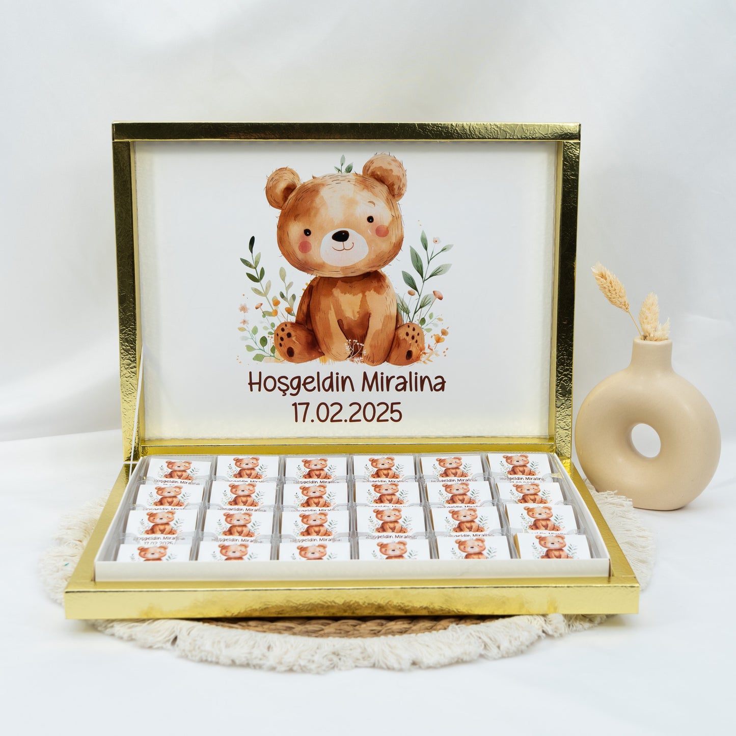 Schokobox Personalisiert - Baby Teddybär