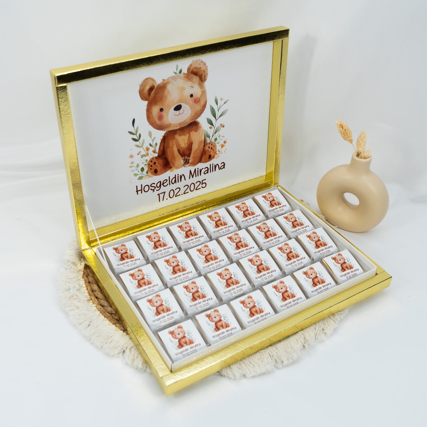 Schokobox Personalisiert - Baby Teddybär
