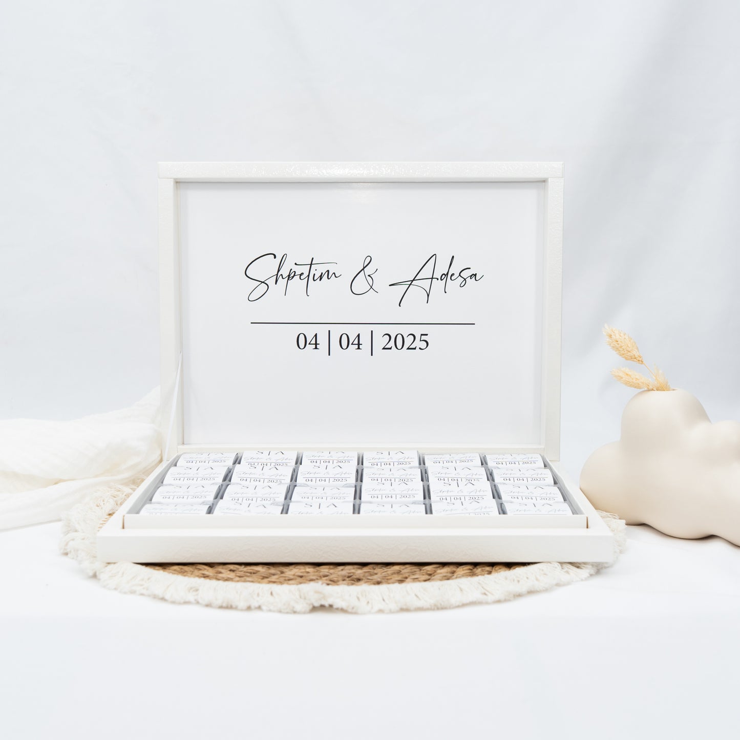 Schokobox Personalisiert - Elegant & Minimalistisch