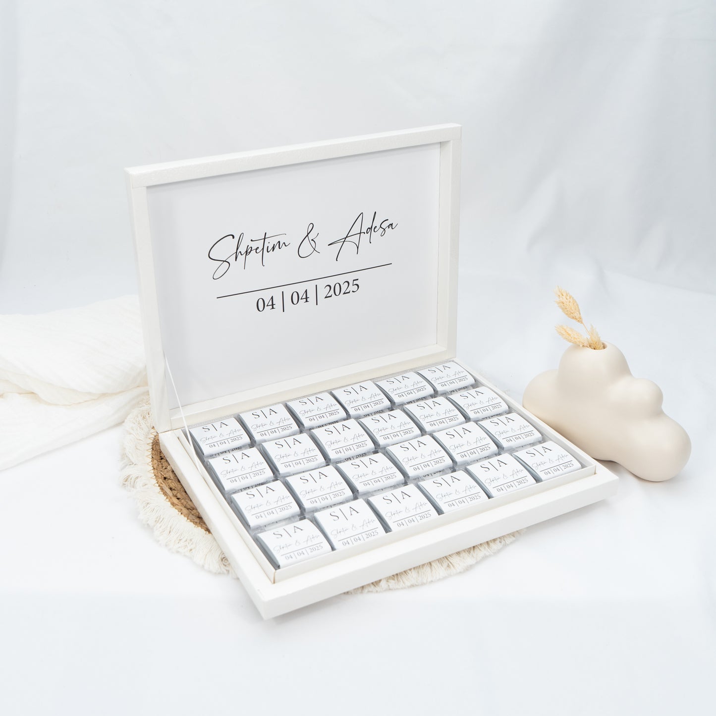 Schokobox Personalisiert - Elegant & Minimalistisch