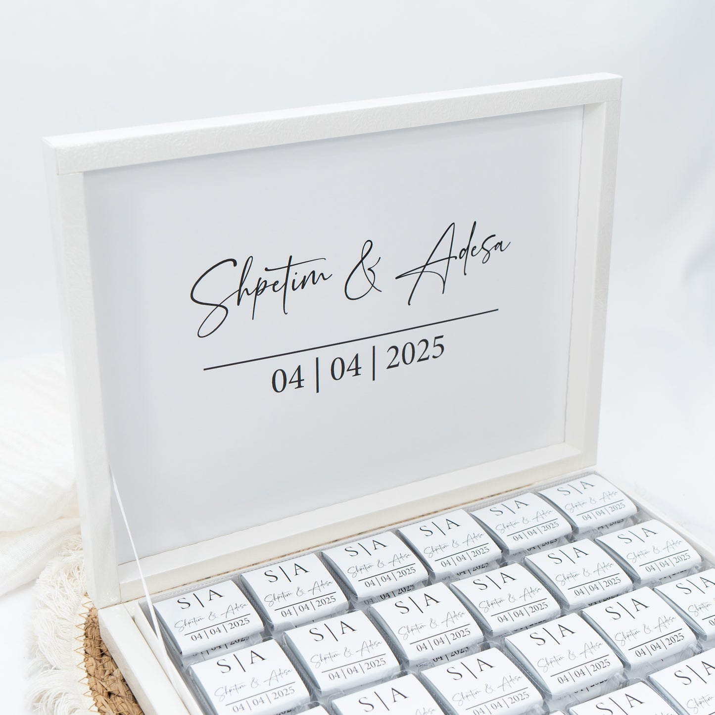 Schokobox Personalisiert - Elegant & Minimalistisch