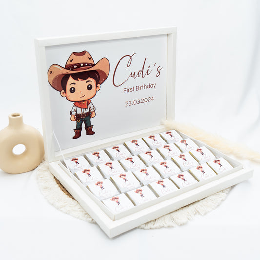 Schokobox Personalisiert - Yeehaw Cowboy