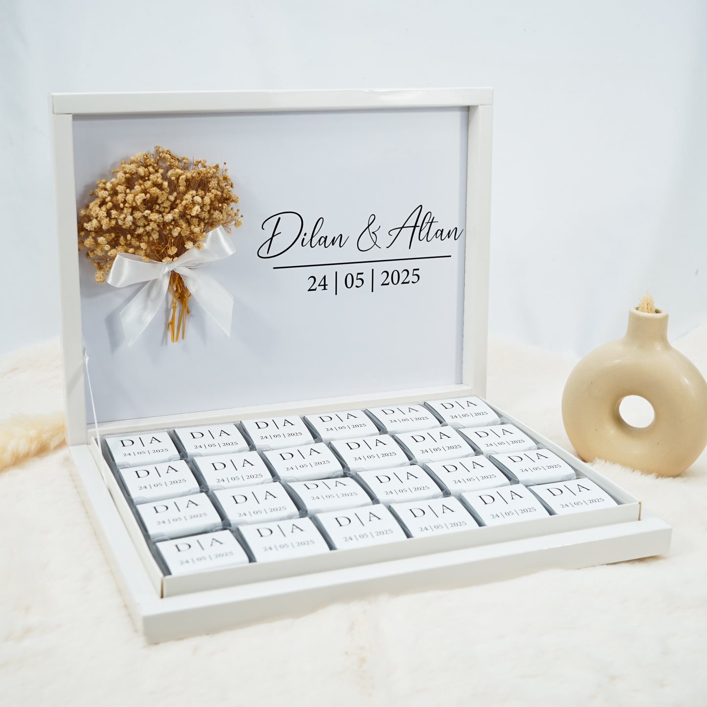 Schokobox Personalisiert - Decent Design & Schleierkraut