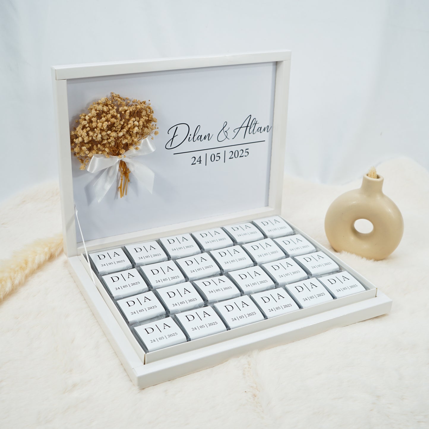 Schokobox Personalisiert - Decent Design & Schleierkraut