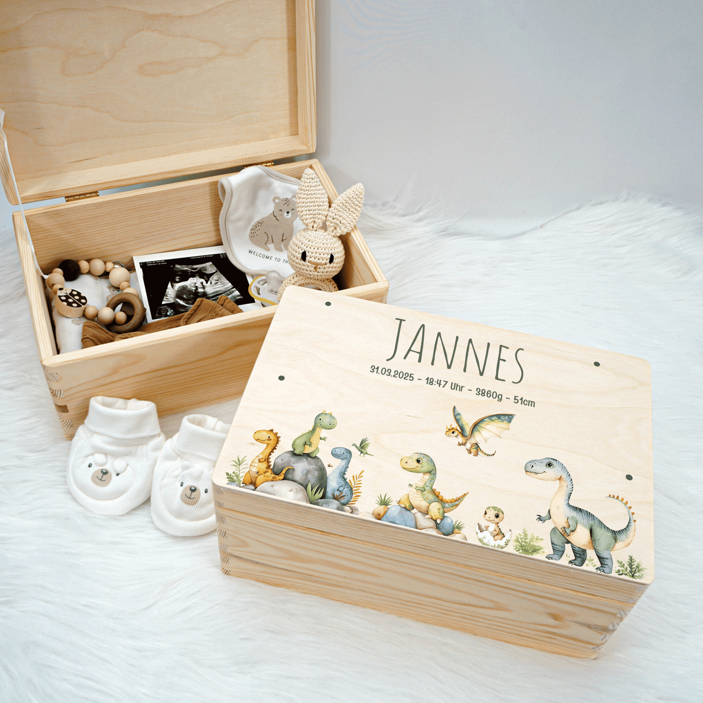 Personalized Memory Box - Baby Lion