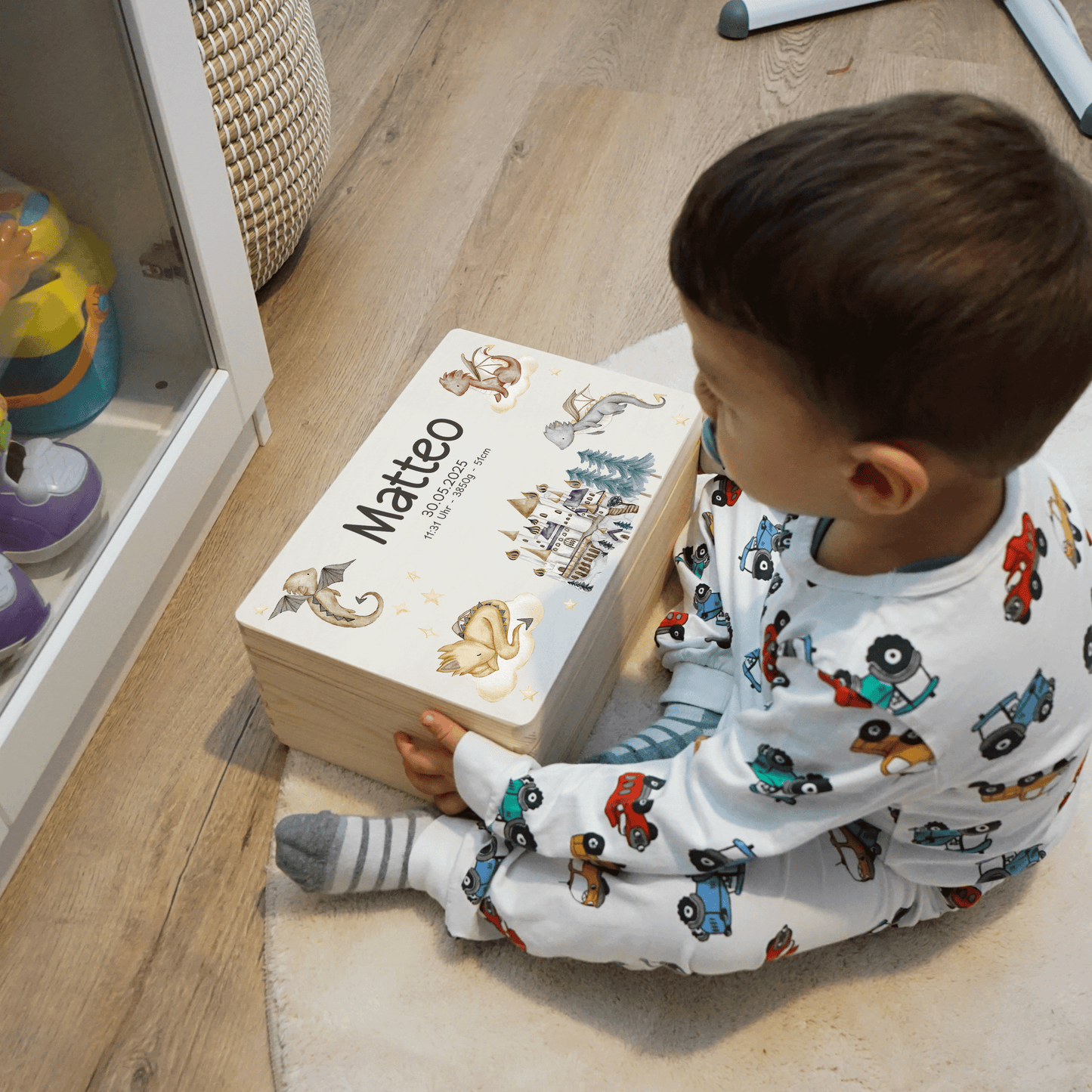 Personalized Memory Box - Baby Lion