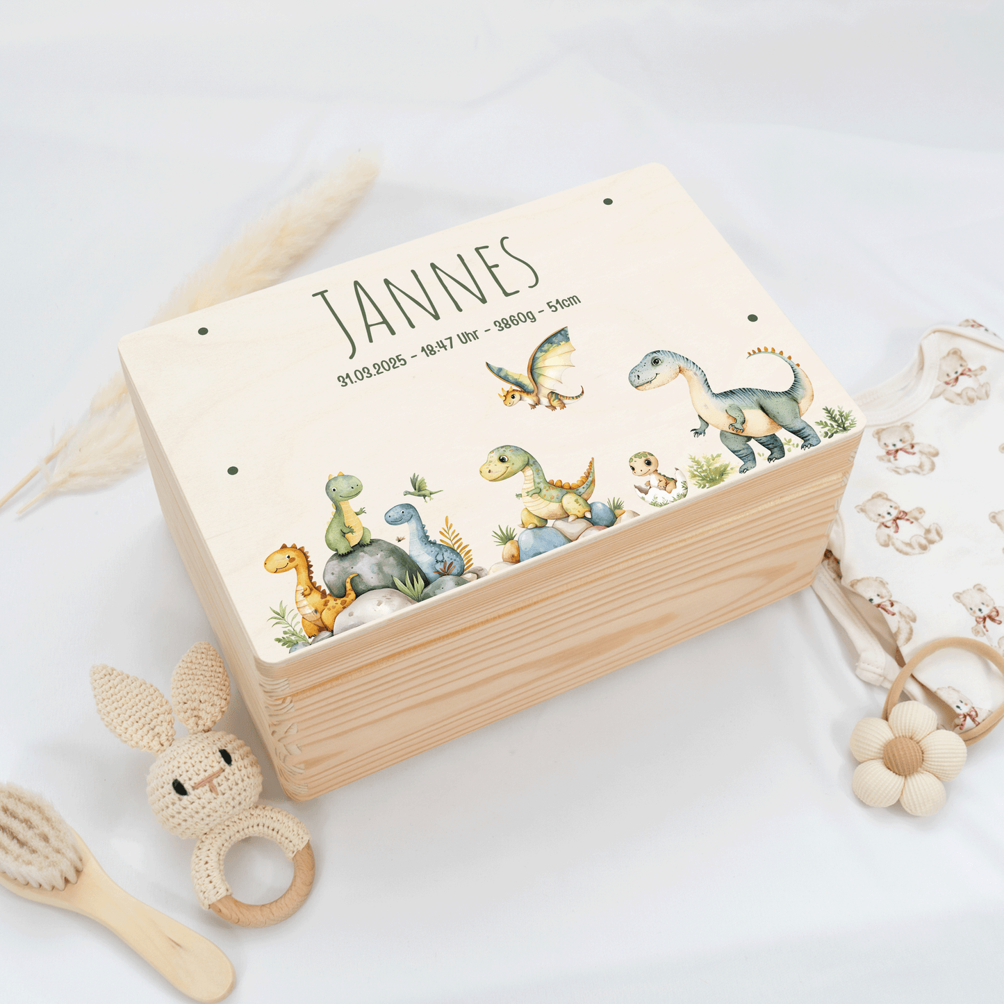 Personalized Memory Box - Baby Lion