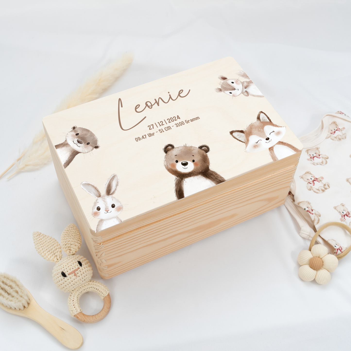 Personalized Memory Box - Baby Lion