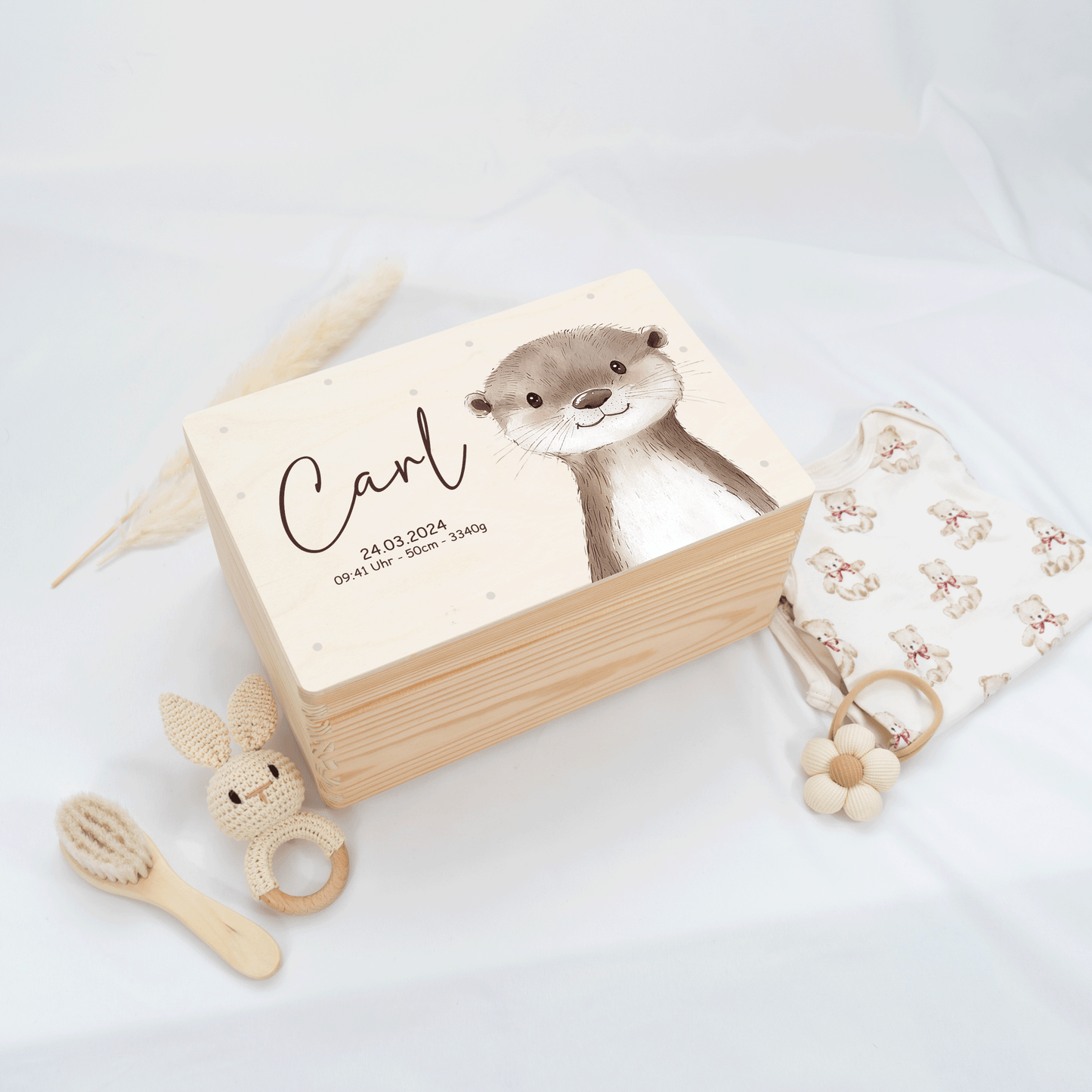Personalized Memory Box - Baby Lion