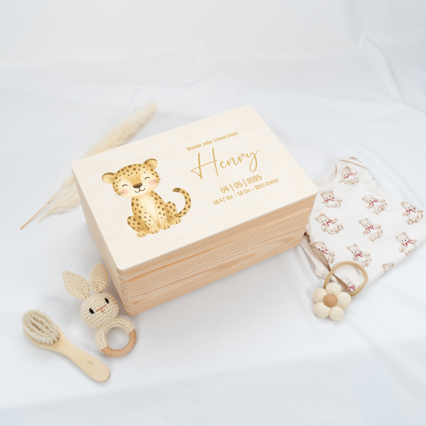 Personalized Memory Box - Baby Lion