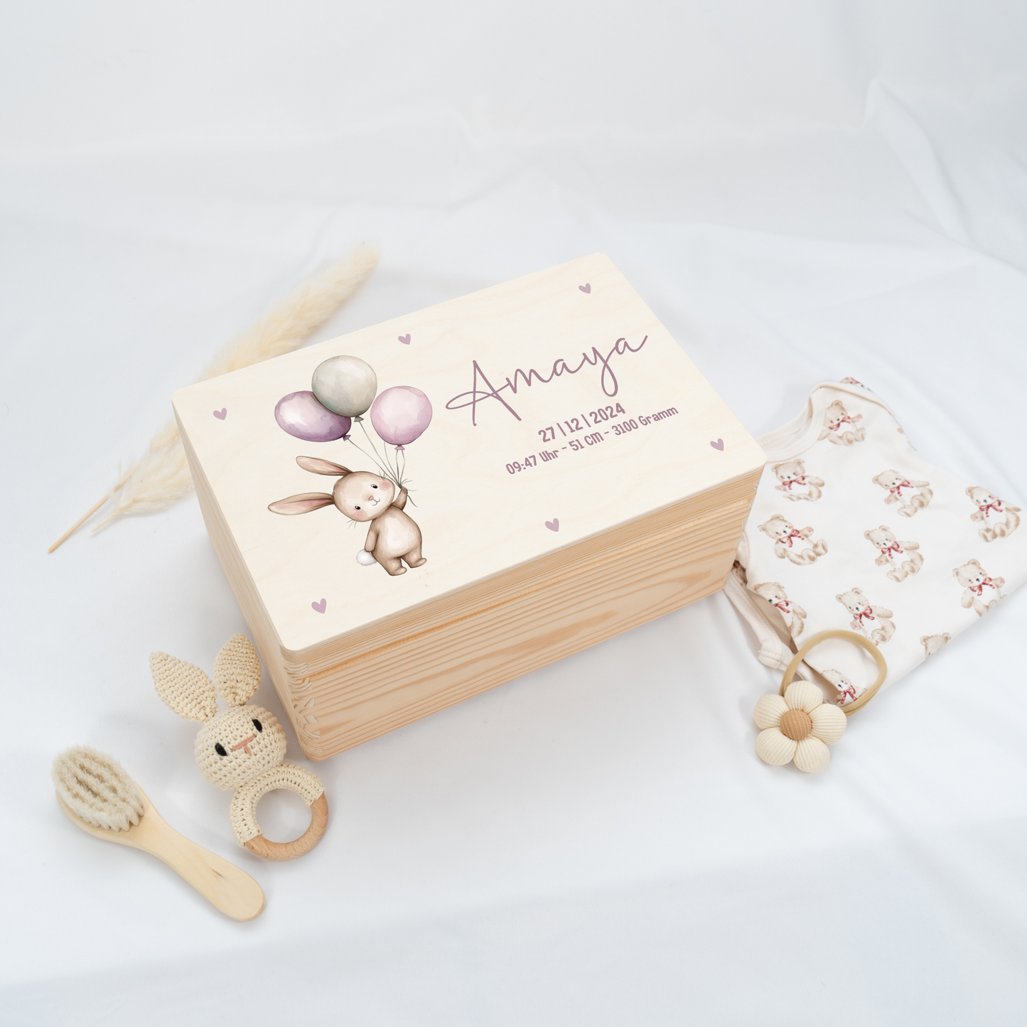 Personalized Memory Box - Baby Lion