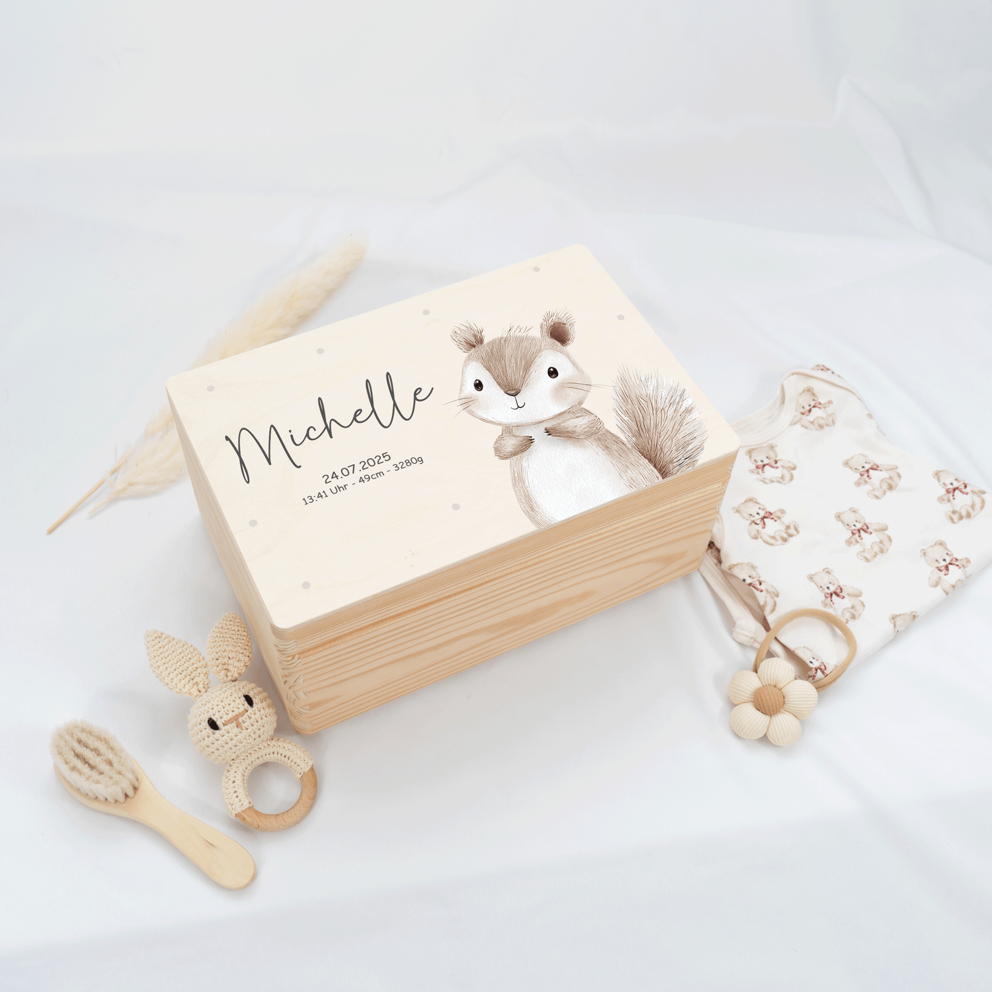 Personalized Memory Box - Baby Lion