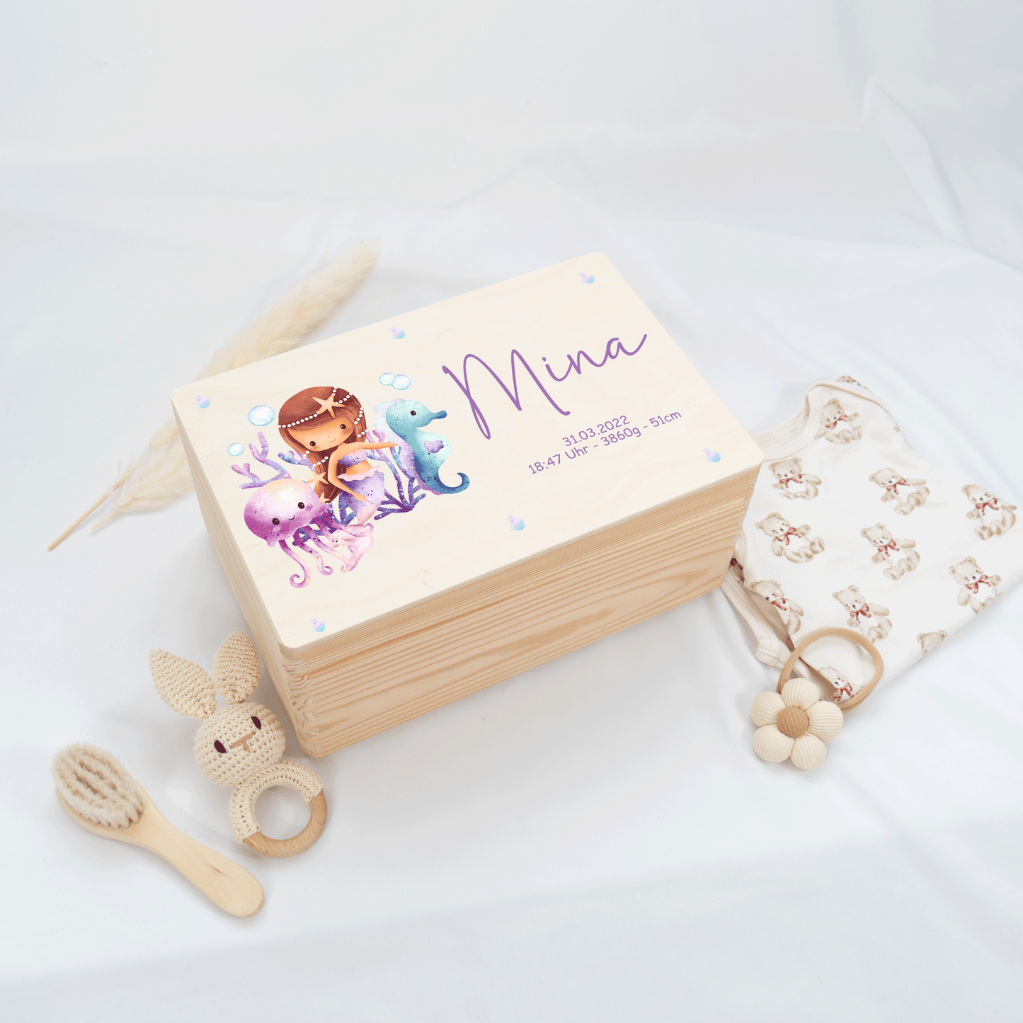 Personalized Memory Box - Baby Lion