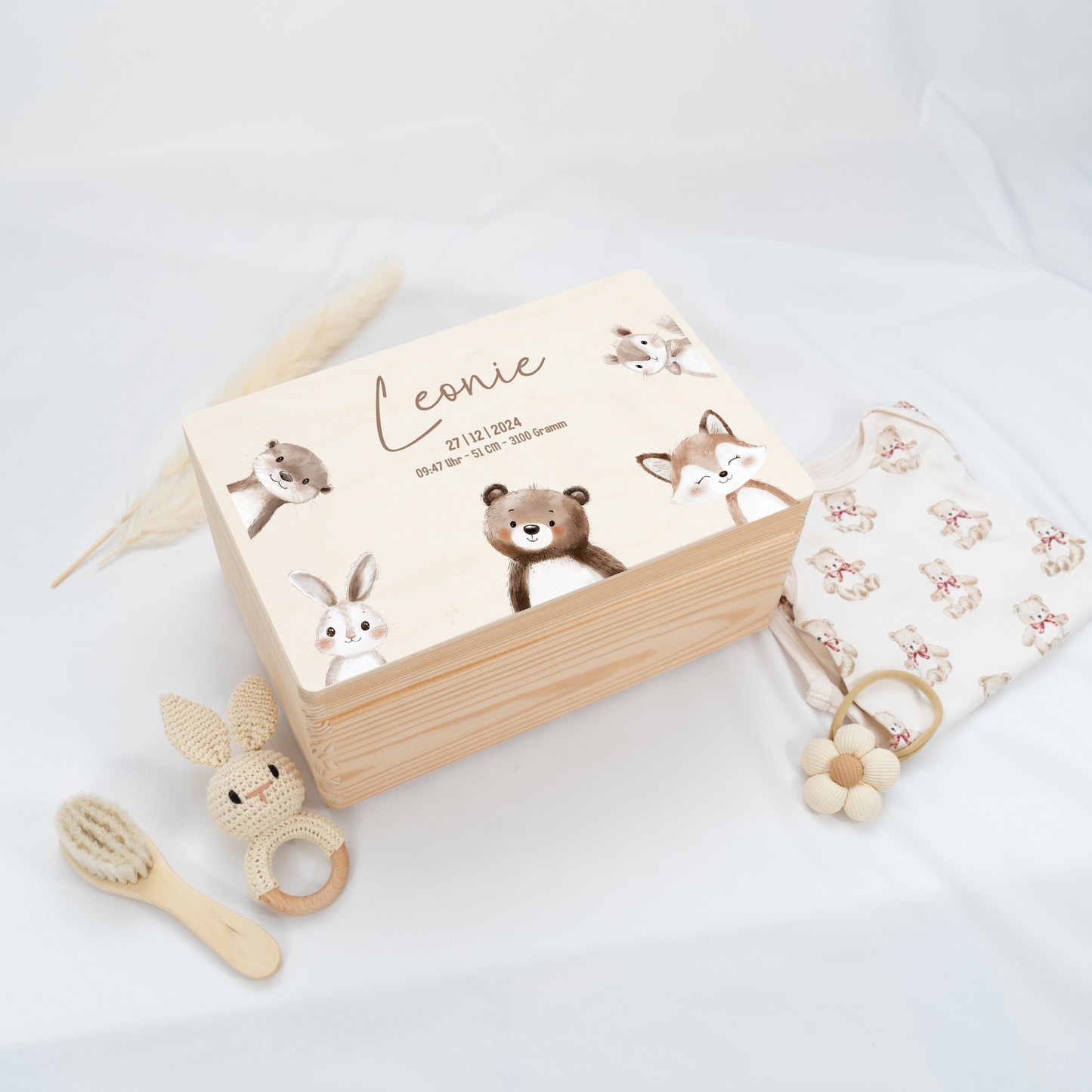 Personalized Memory Box - Baby Lion