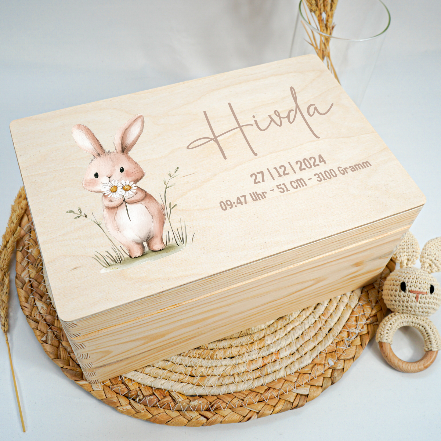 Personalized Memory Box - Baby Lion