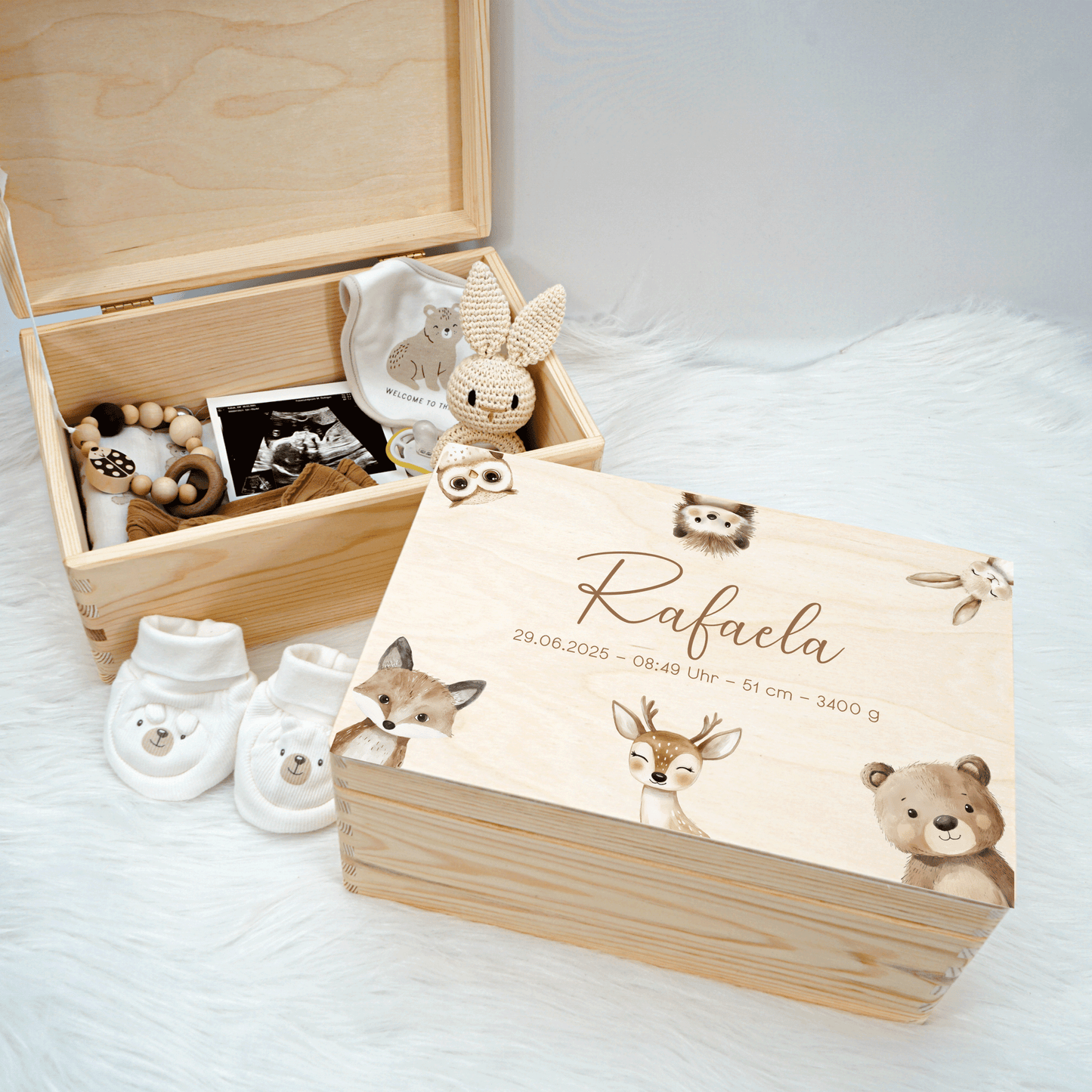 Personalized Memory Box - Baby Lion
