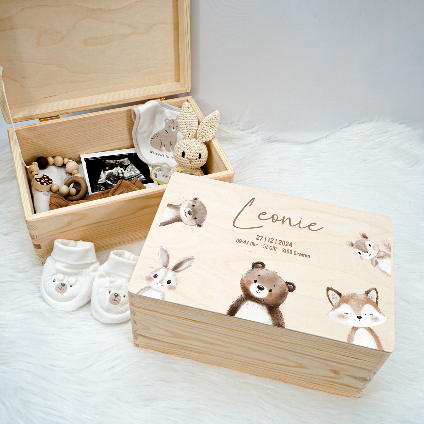Personalized Memory Box - Baby Lion