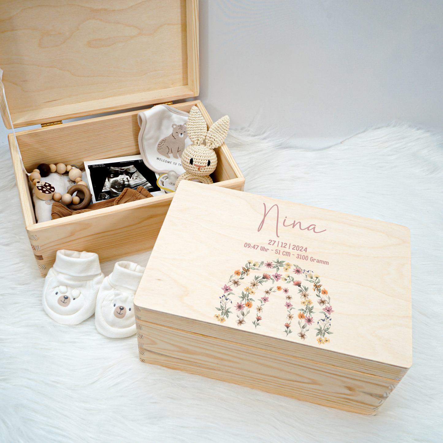 Personalized Memory Box - Baby Lion