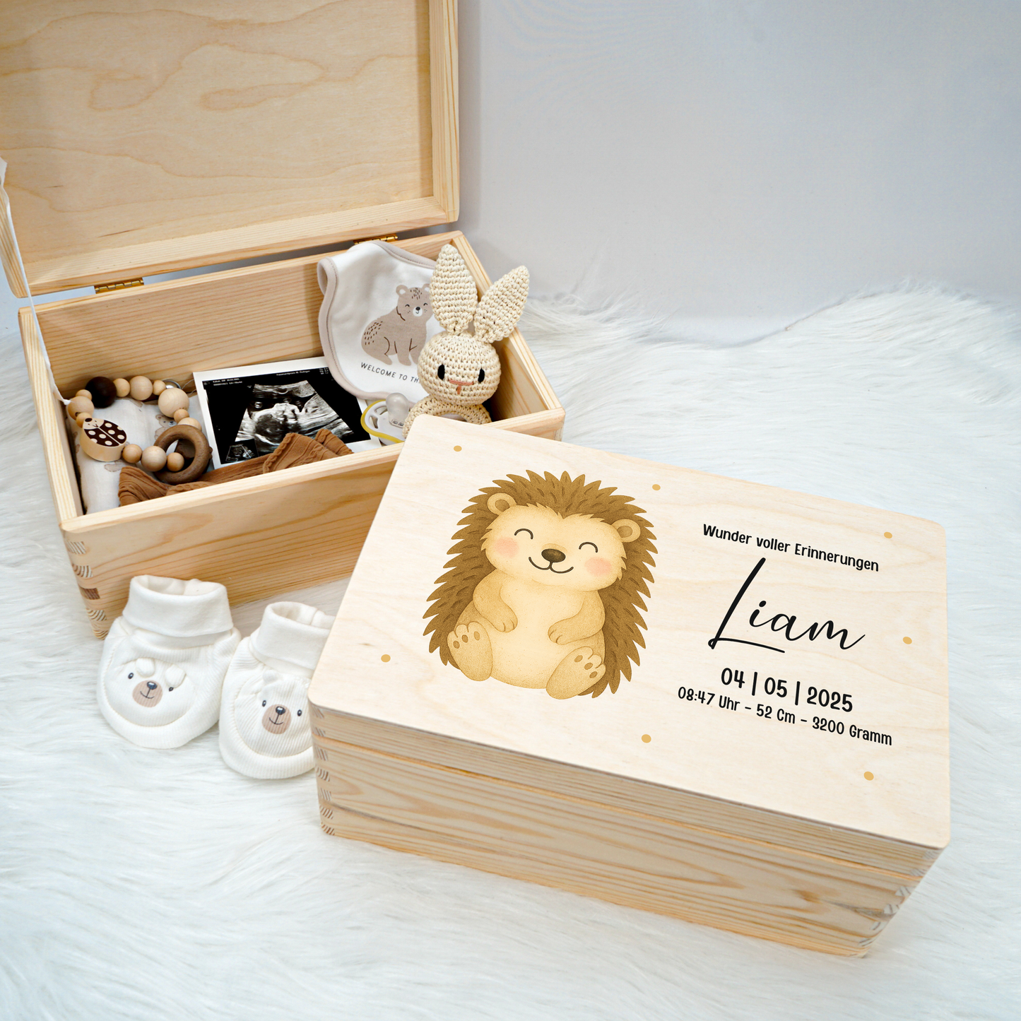 Personalized Memory Box - Baby Lion