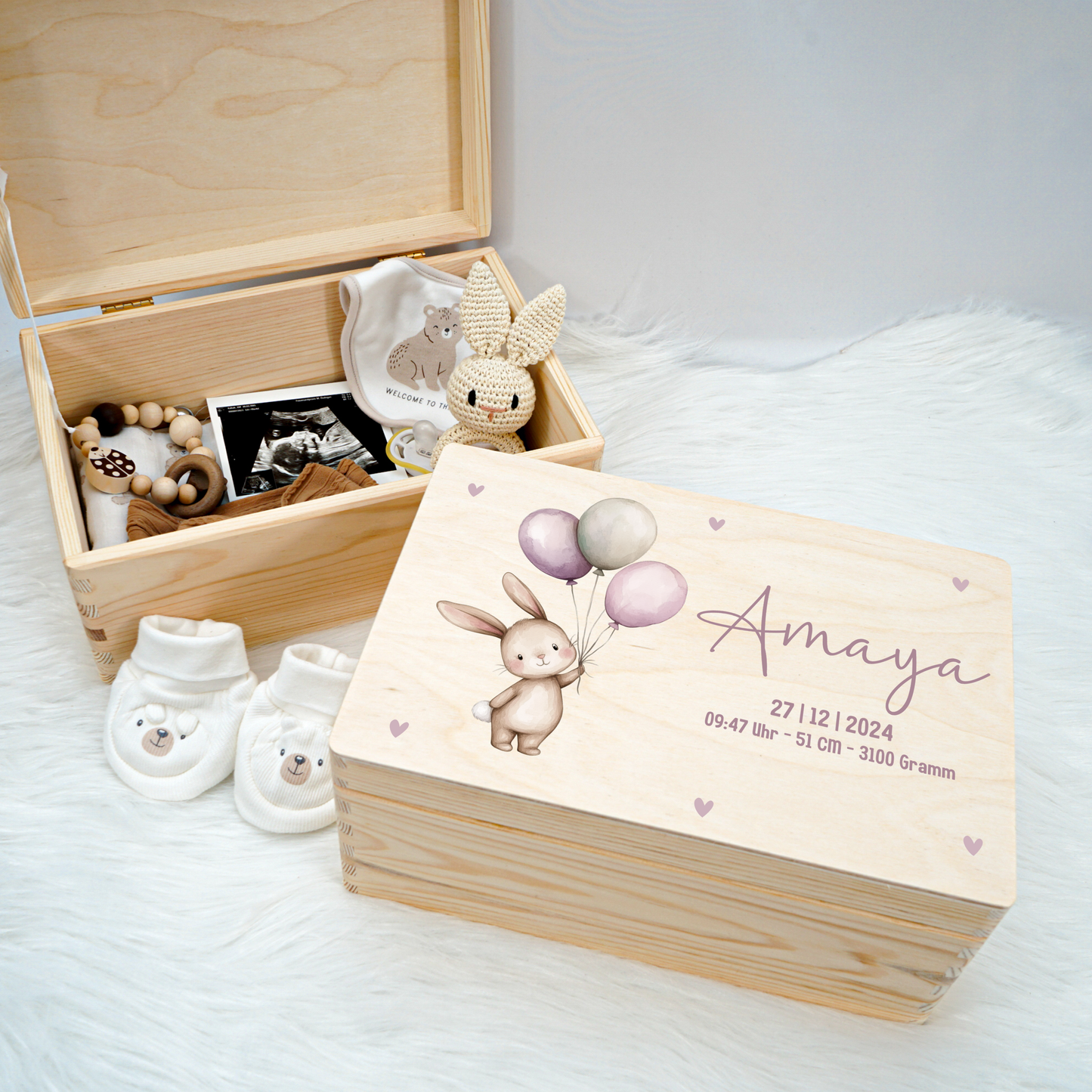 Personalized Memory Box - Baby Lion